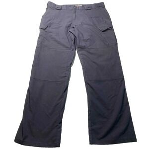 5.11 Tactical Plus Pants Men's Size 38x32 Navy Blue Ripstop Cargo workwear rugid